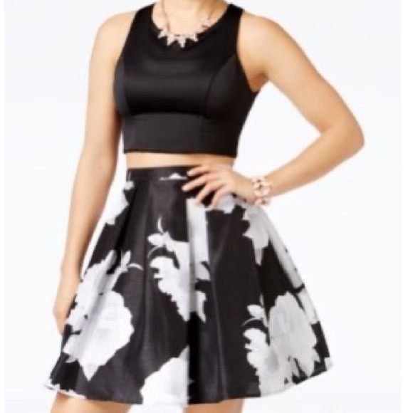 Sequin Hearts Dresses & Skirts - Sequin Hearts, Two Piece Floral Dress, Size 7